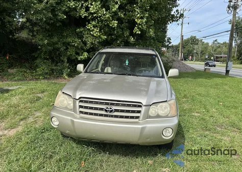 2002 Toyota Highlander из США, поврежденный, VIN JTEGF21A720062901